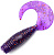 Твистер YAMAN PRO Spry Tail, р.2 inch, цвет #08 - Violet